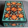 black marble inlay handicraft box-RE3460